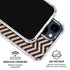 Rose Gold Chevron Split iPhone 15 Clear Case